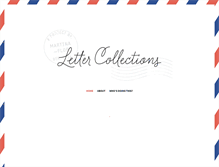 Tablet Screenshot of lettercollections.com